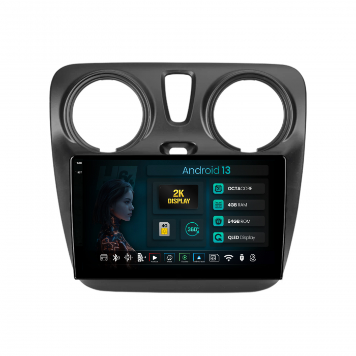 Navigatie 2K Android 13 Dokker QLED | Hub64.ro [1]