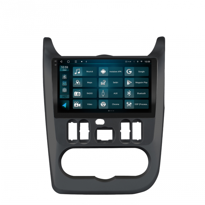 Navigatie 2K Android 13 Dacia Logan QLED | Hub64.ro [3]