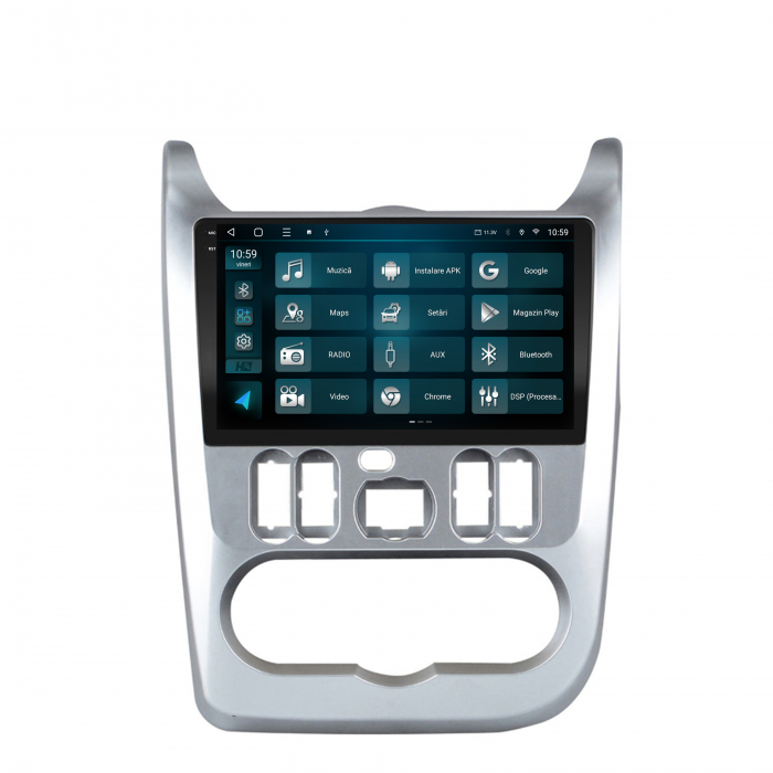 Navigatie 2K Android 13 Dacia Logan QLED | Hub64.ro [3]