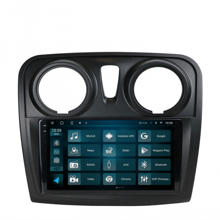 Navigatie 2K Android 13 Dacia 9" QLED | Hub64.ro [3]