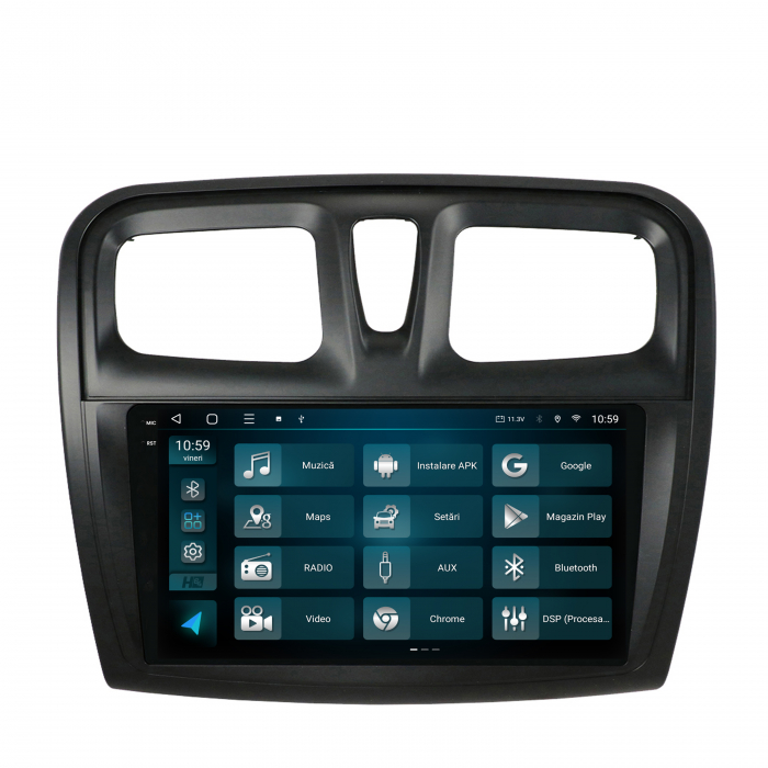 Navigatie 2K Android 13 Dacia Sandero 4GB QLED | Hub64.ro [3]