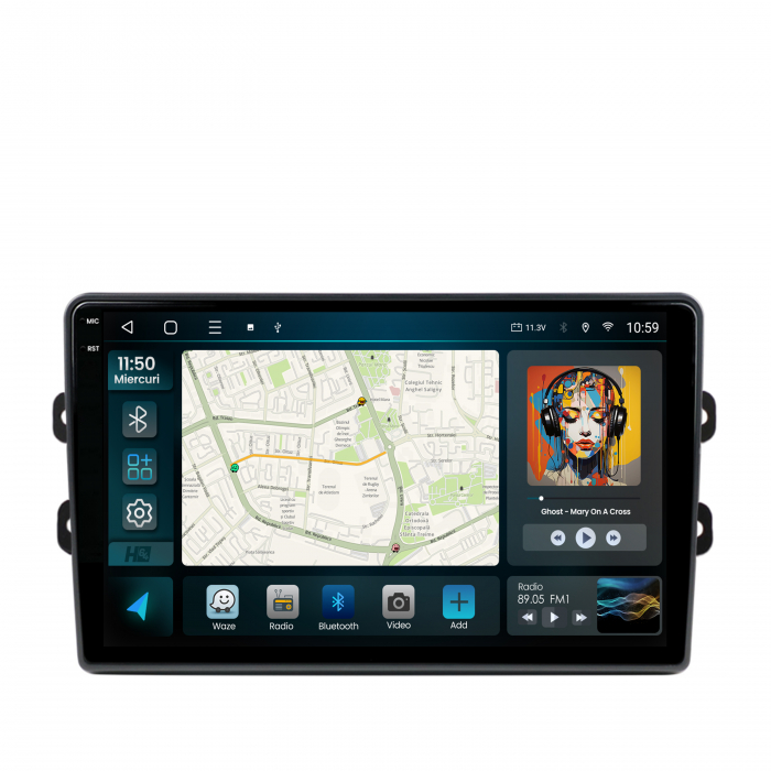 Navigatie Android 13 DACIA 8+128GB OCTACORE | Hub64.ro [2]
