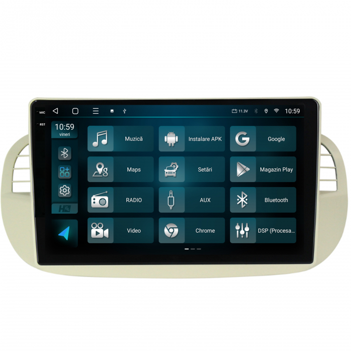 Navigatie 2K Fiat 500 2007-2014 4GB 4G | Hub64.ro [3]