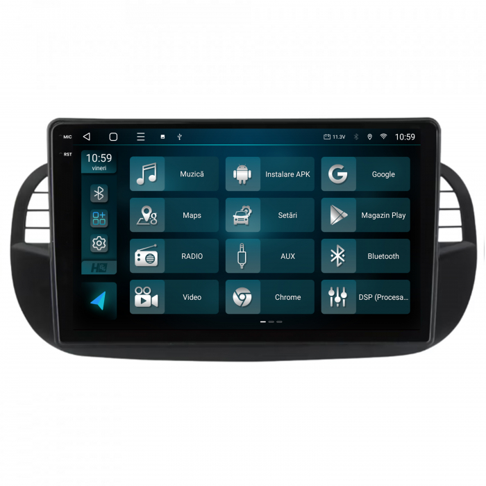 Navigatie 2K Fiat 500 2007-2014 4GB 4G | Hub64.ro [3]