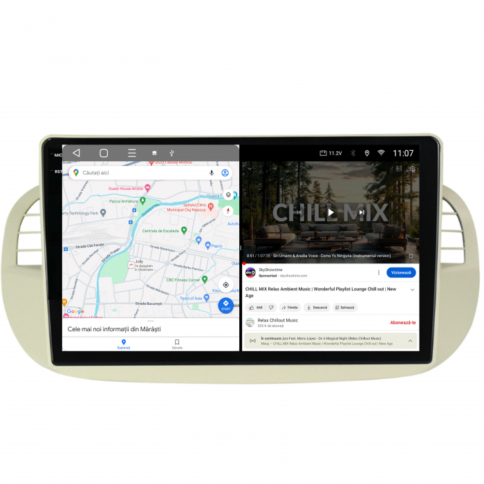 Navigatie Fiat 500 2007-2014 8GB Slot 4G | Hub64.ro [6]