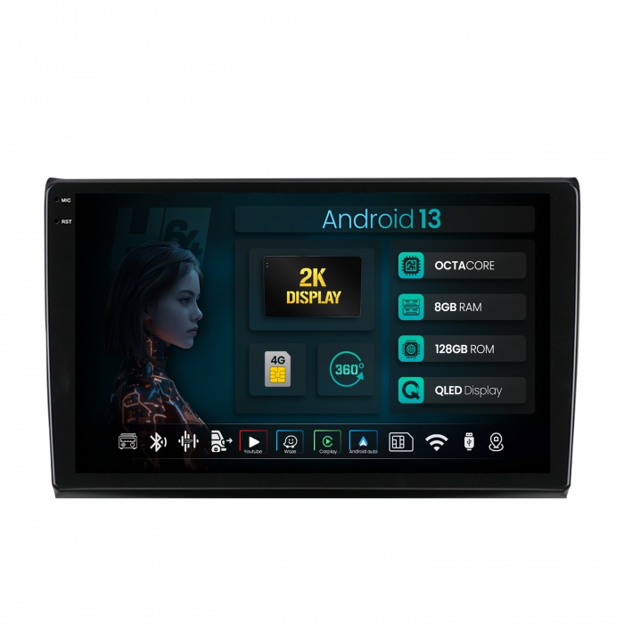 Navigatie Android 13 Fiat Bravo 8+128GB | Hub64.ro [1]