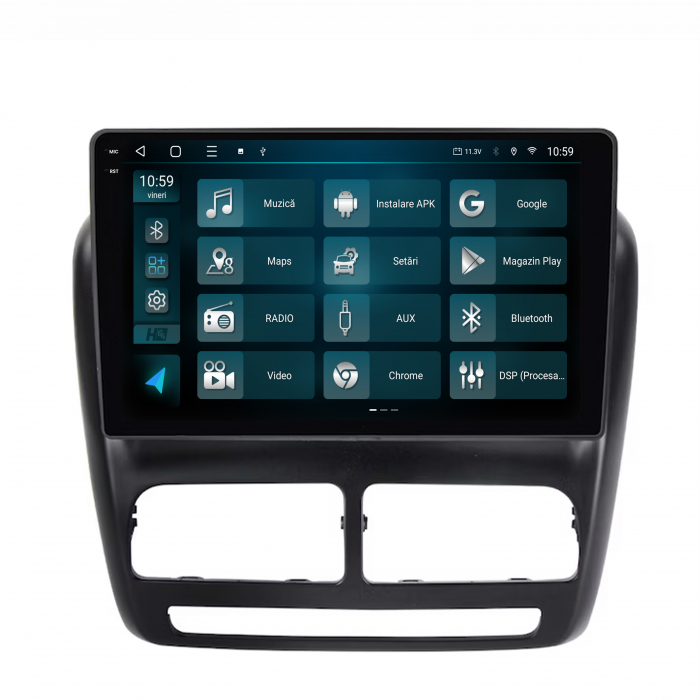 Navigatie 2K Android 13 Fiat Doblo Autodrop QLED | Hub64.ro [3]