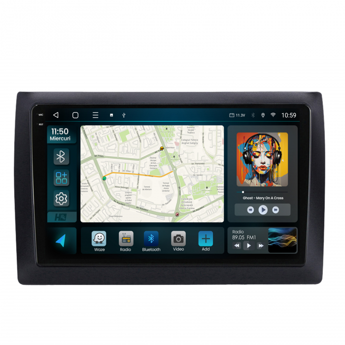 Navigatie Android 13 Fiat Stilo 8+128GB | Hub64.ro [2]