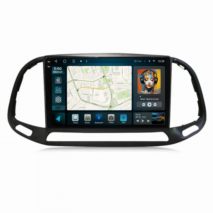 Navigatie Fiat Doblo 2015+ 8+128GB | Hub64.ro [2]