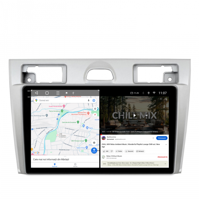 Navigatie 2K Android 13 Ford Fiesta QLED | Hub64.ro [6]