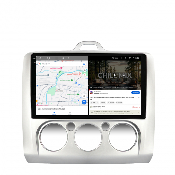 Navigatie 2K Android 13 Ford Focus 2 CM QLED | Hub64.ro [6]