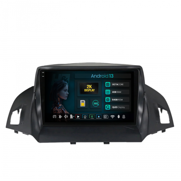 Navigatie 2K Android 13 Ford Kuga 13 QLED | Hub64.ro [1]