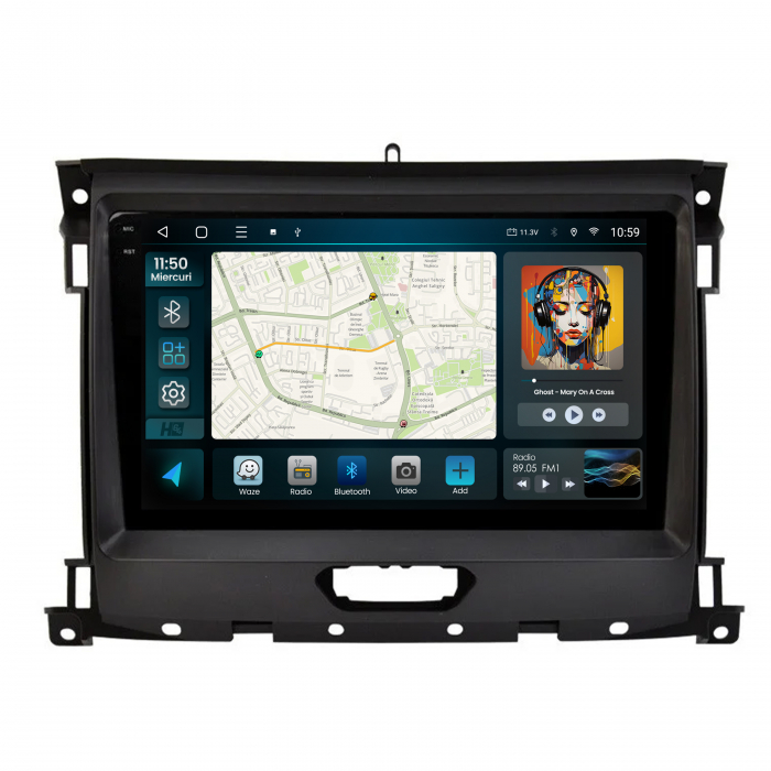 Navigatie 2K Android Ford Ranger (2015-2022) 4G | Hub64.ro [2]