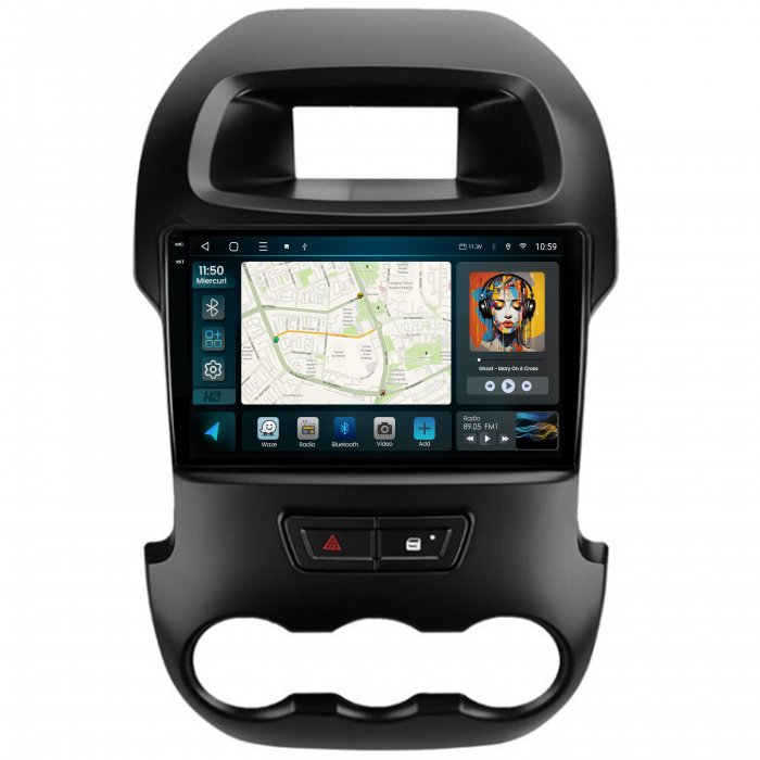 Navigatie Android Ford Ranger 2011-2015 Slot 4G | Hub64.ro [2]