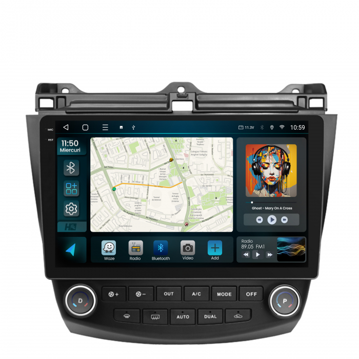 Navigatie 2K Android 13 Honda Accord 7 QLED | Hub64.ro [2]