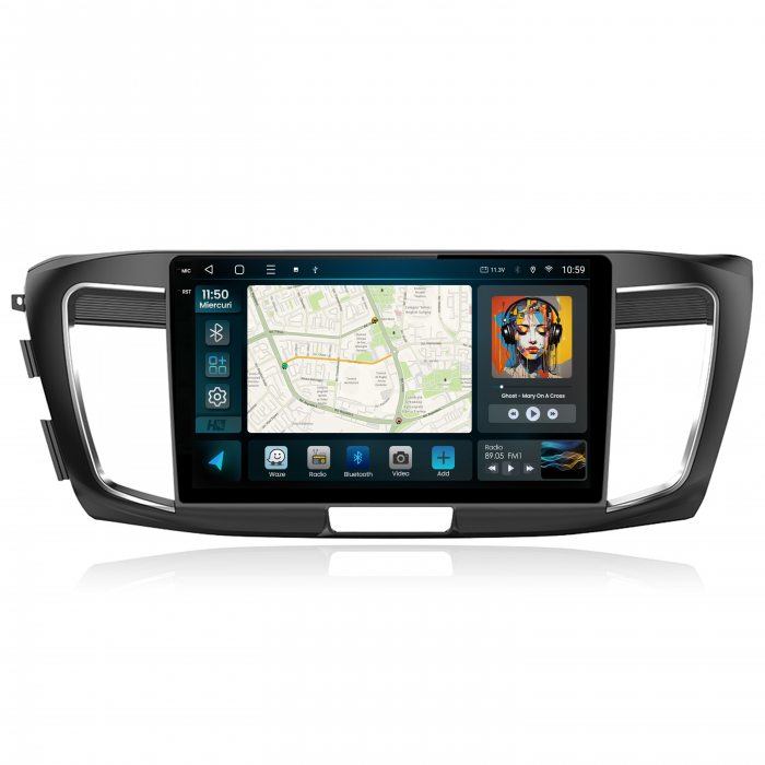Navigatie 2K Android 13 Honda Accord 9 QLED | Hub64.ro [2]