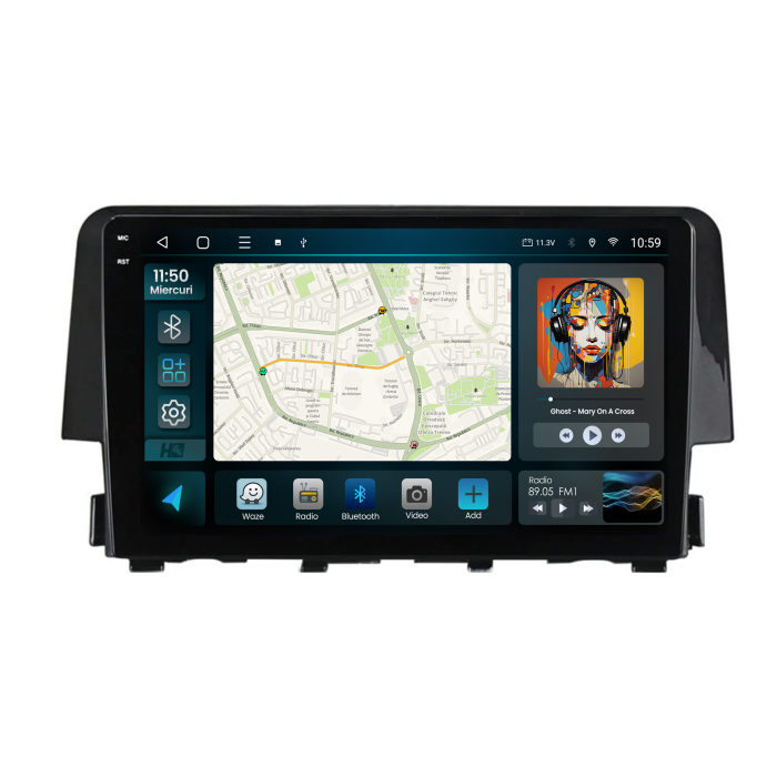 Navigatie Android Honda Civic X 8GB | Hub64.ro [2]