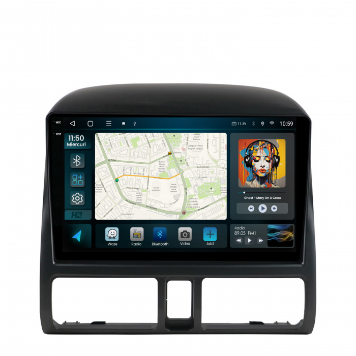 Navigatie 2K Android 13 Honda CR-V QLED | Hub64.ro [2]