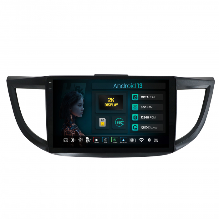 Navigatie Android 13 Honda CRV 8+128GB | Hub64.ro [1]