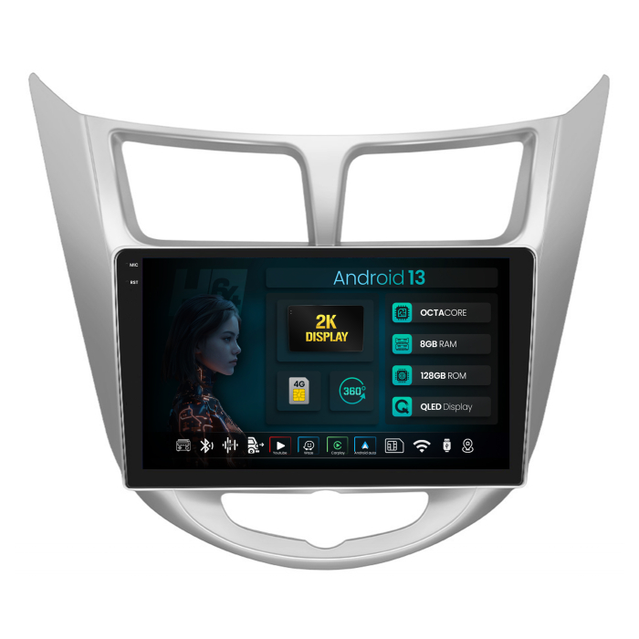 Navigatie Android Hyundai Accent (2011-2016) 8GB | Hub64.ro [1]