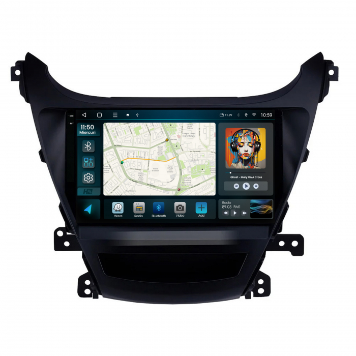 Carplay Hyundai Elantra 2012-2014 8+128GB Slot 4G | HUB64 [2]
