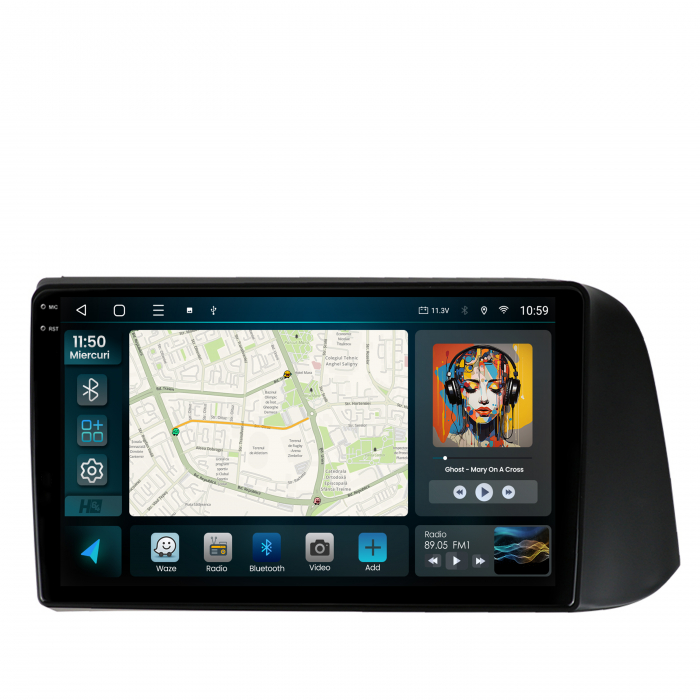 Carplay Android AD-BGB Hyundai I10 2020+ 8GB | Hub64.ro [2]