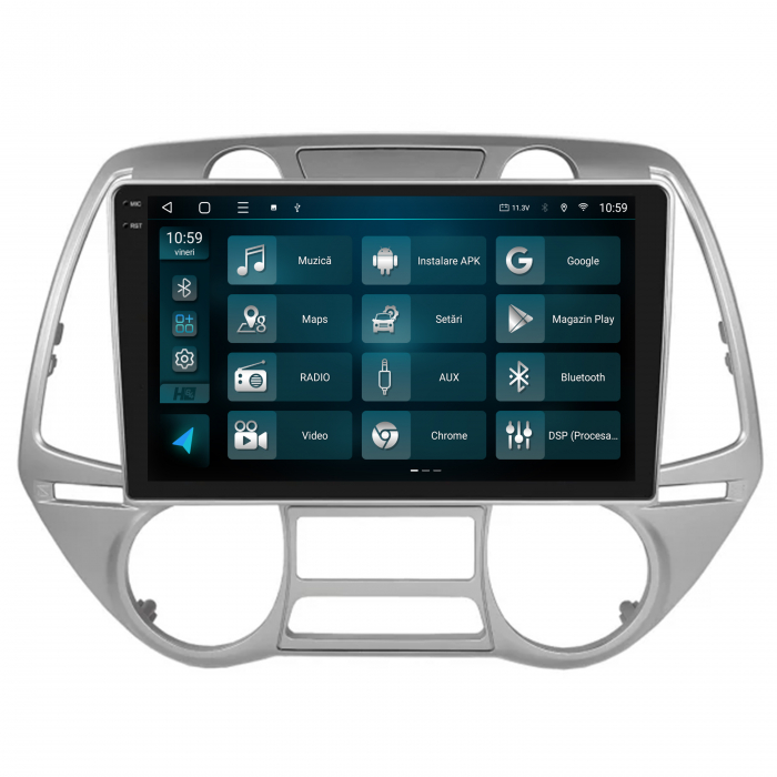 Navigatie 2K QLED Hyundai I20 (2008-2012) 4GB | Hub64.ro [3]