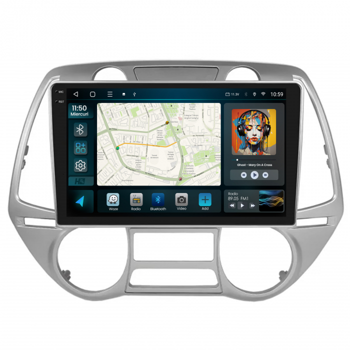 Navigatie Android Hyundai I20 (2008-2012) 8GB | Hub64.ro [2]