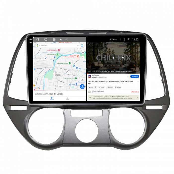 Navigatie 2K QLED Hyundai I20 (2008-2012) 4GB | Hub64.ro [6]