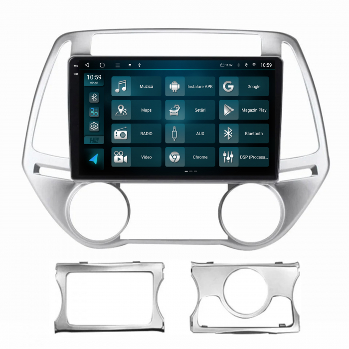 Navigatie 2K QLED Hyundai I20 (2012-2014) 4GB | Hub64.ro [3]