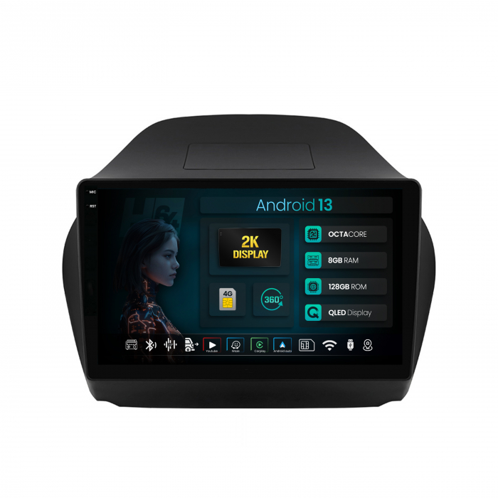 Navigatie Android 13 Hyundai IX35 8+128GB | Hub64.ro [1]