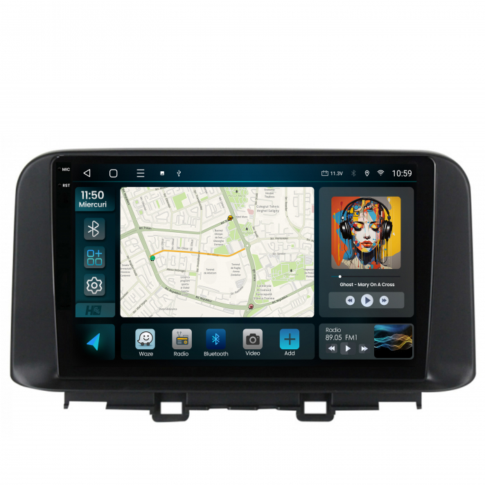 Carplay Android 13 Toyota RAV4 2018+ QLED | Hub64.ro [2]