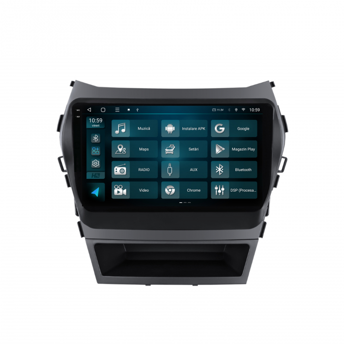 Navigatie 2K QLED Hyundai Santa FE 13-17 4GB | Hub64.ro [3]