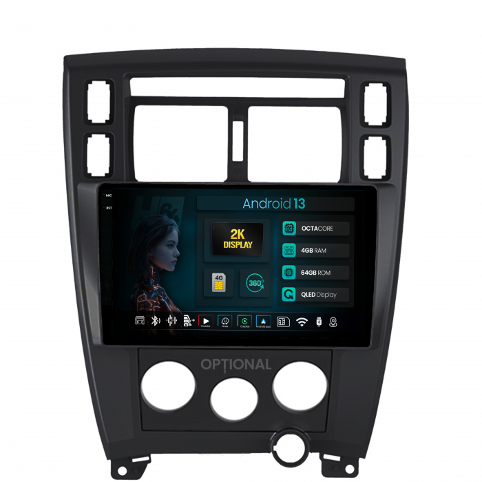 Navigatie 2K Android 13 Hyundai Tucson (2006-2013) QLED | Hub64.ro [1]