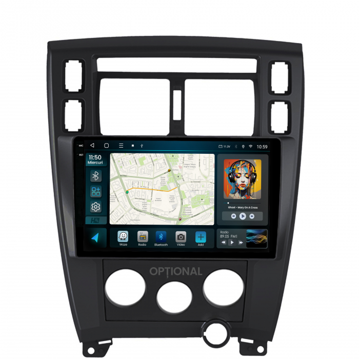 Navigatie 2K Android 13 Hyundai Tucson (2006-2013) QLED | Hub64.ro [2]