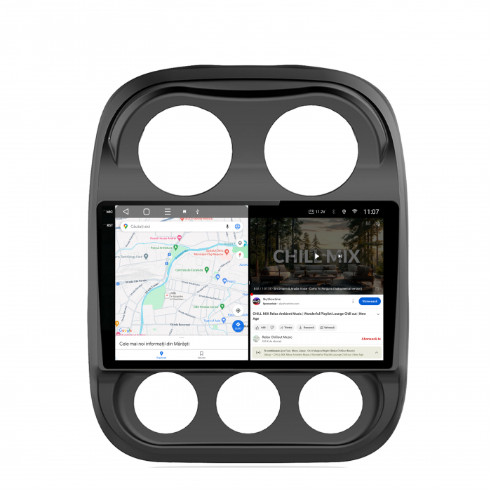 Navigatie Android Jeep Compass 2009+ 8GB | Hub64.ro [6]
