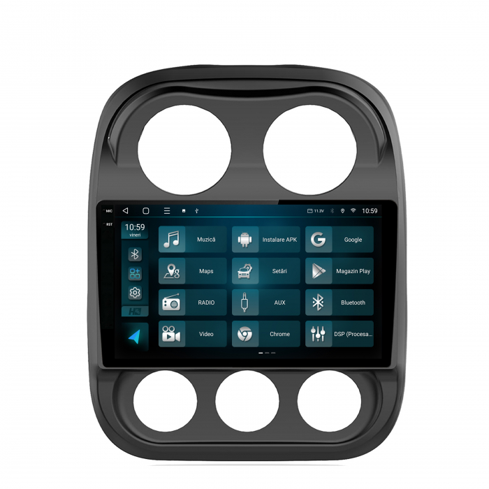 Navigatie Android Jeep Compass 2009+ 8GB | Hub64.ro [3]