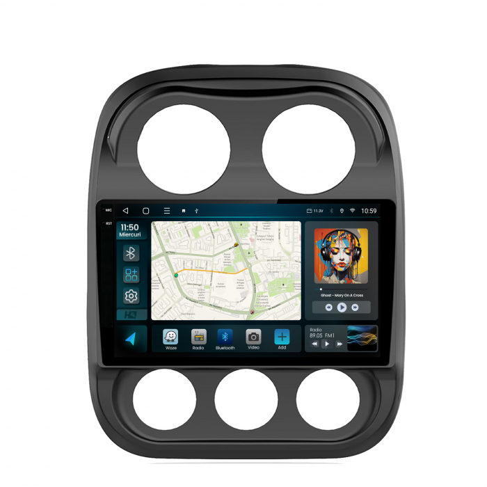 Navigatie Android Jeep Compass 2009+ 8GB | Hub64.ro [2]