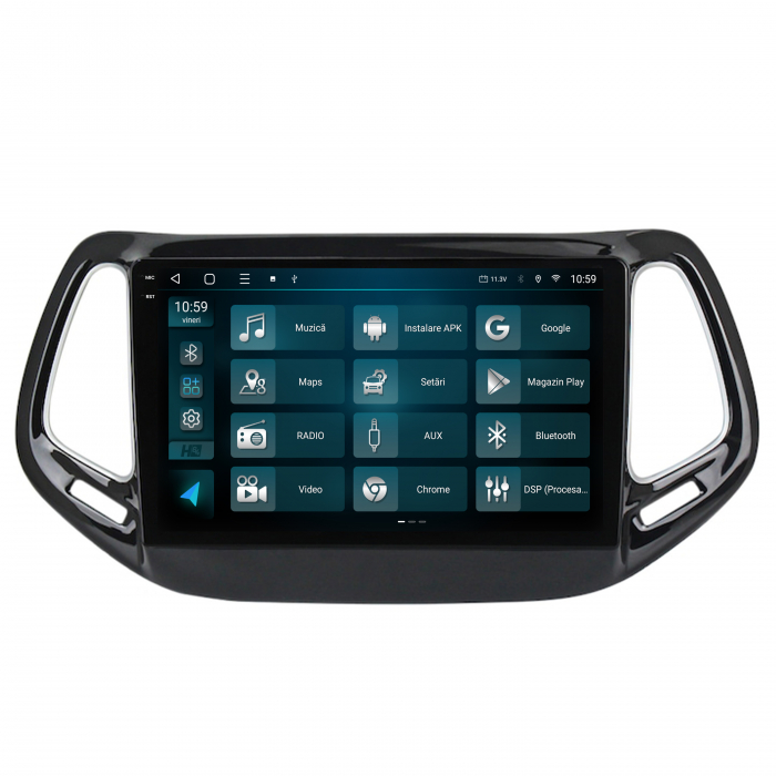 QLED Android Jeep Compass 2016+ 4GB | Hub64.ro [3]