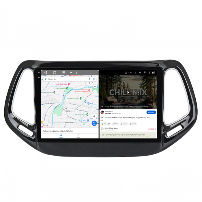 QLED Android Jeep Compass 2016+ 4GB | Hub64.ro [6]