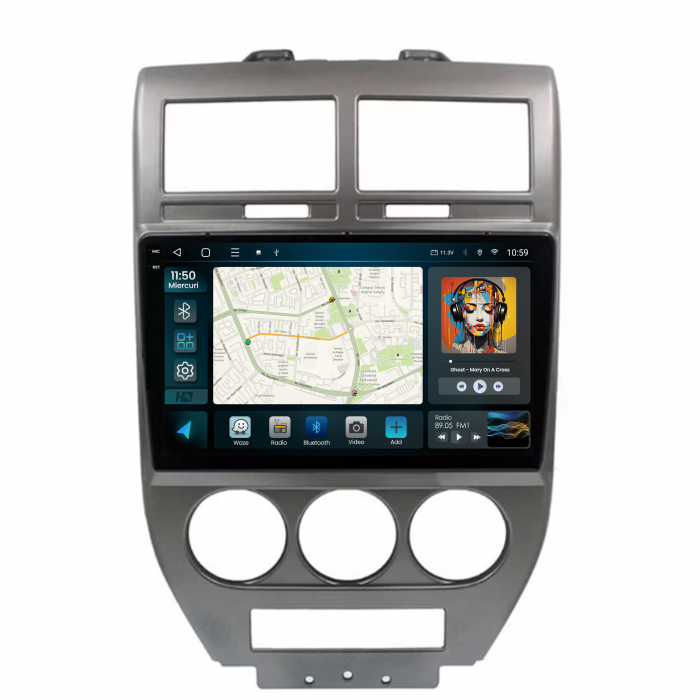 Android 4G Jeep Compass 2006-2010 4GB | Hub64.ro [2]