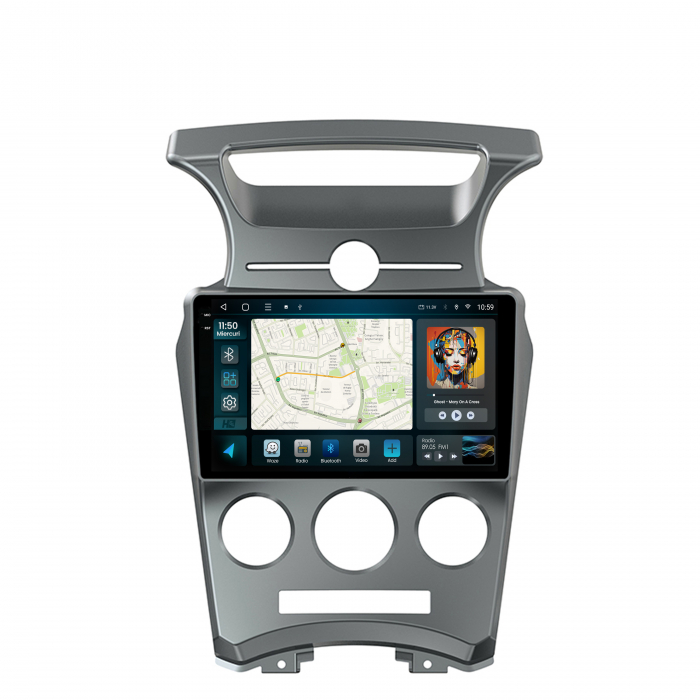 Navigatie 2K Android 13 Kia Carens QLED | Hub64.ro [2]