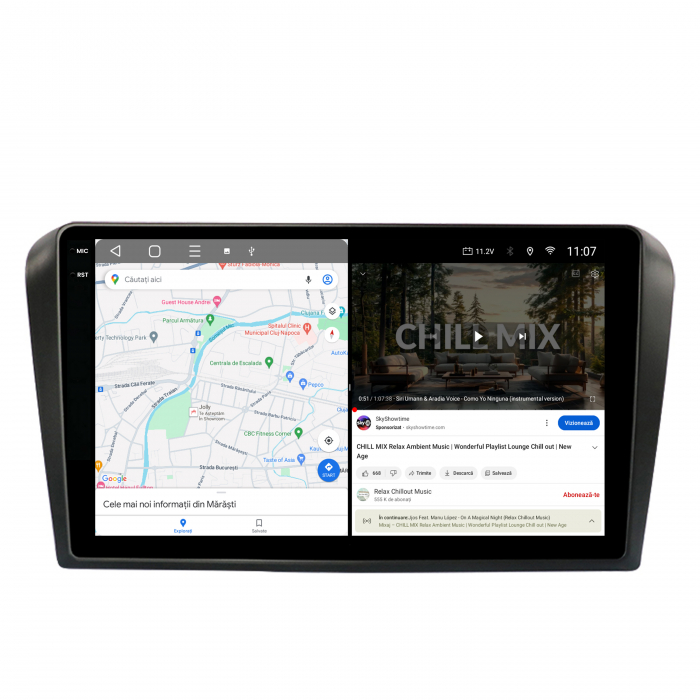 Navigatie 2K Android 13 Mazda 3 03-09 QLED | Hub64.ro [6]