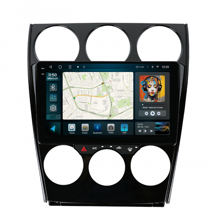 Navigatie 2K  Android 13 Mazda 6 QLED | Hub64.ro [2]