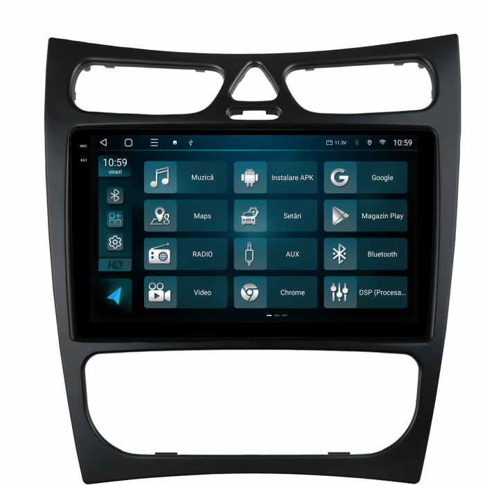 Navigatie Android 13 Mercedes CLK 8GB | Hub64.ro [3]