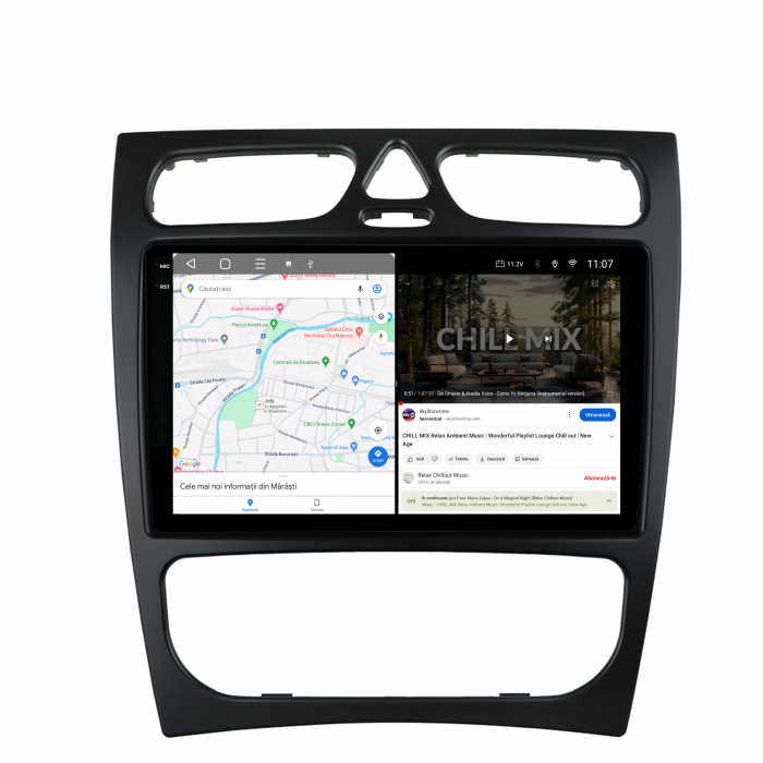 Navigatie 2K Android Mercedes W203, QLED | Hub64.ro [6]