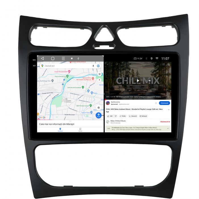 Navigatie 2K Android 13 Mercedes CLK QLED | Hub64.ro [8]