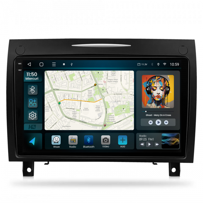 Navigatie Android 13 Mercedes W203 8+128GB | Hub64.ro [2]