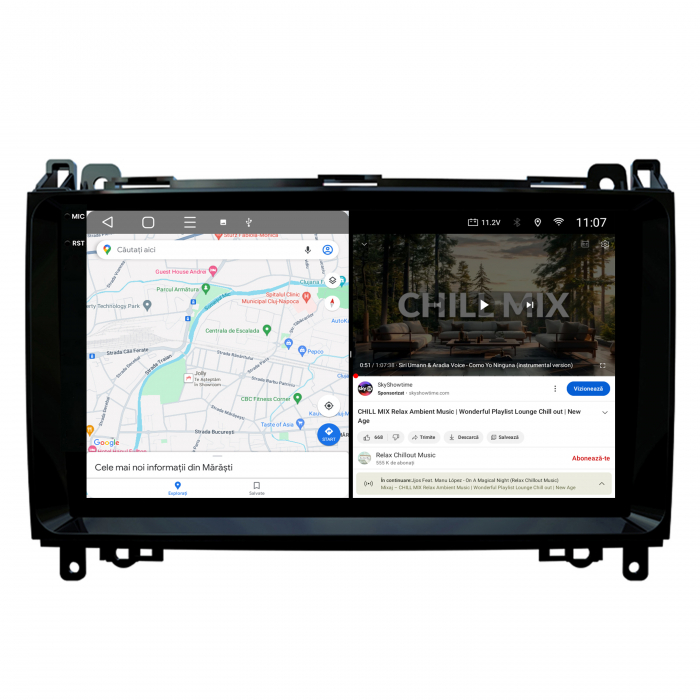 Navigatie 2K Android 13 Mercedes 4GB QLED | Hub64.ro [6]