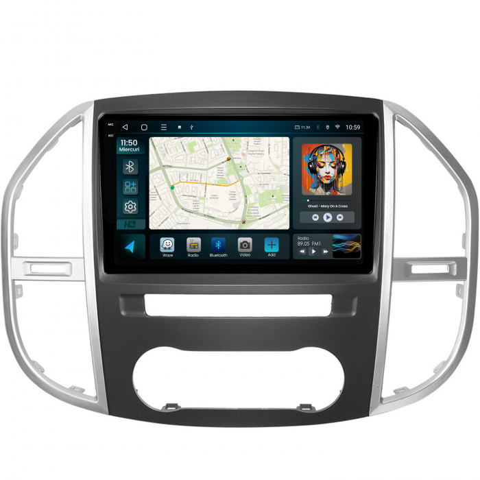 Navigatie Android 13 Mercedes Benz Vito 8GB | Hub64.ro [2]